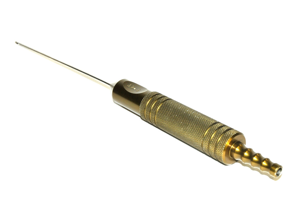 Cannula Needle Aspirator Suction Fixed Handle Tri Port 3 Hole 6 3/4" 17.3