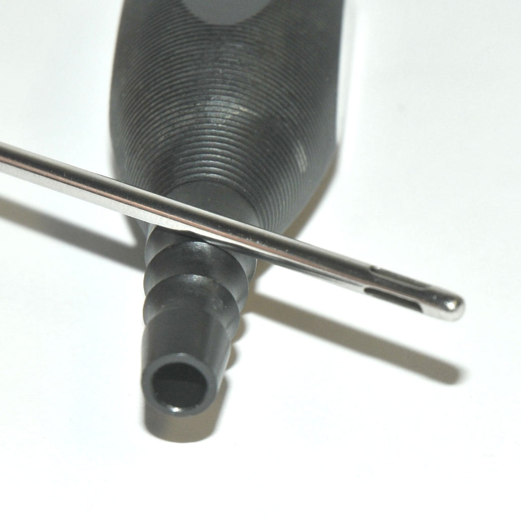 Handpiece Needle Suction Aspirator Handle 2-Port Heavy Duty Cannula 6" 2 Hole