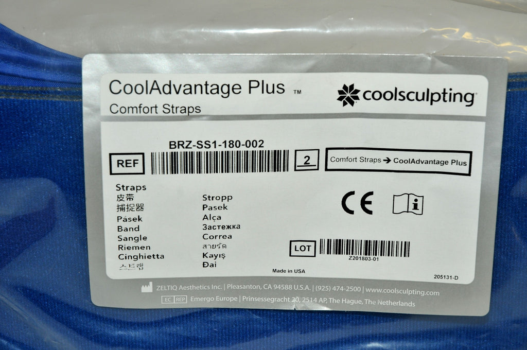 Zeltiq CoolSculpting CoolAdvantage PLUS Comfort Strap BRZ-SS1-180-002 Cool