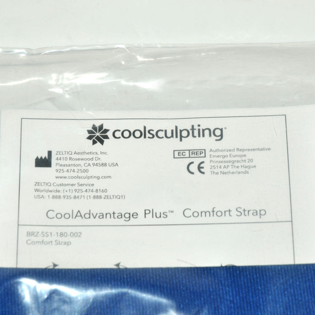 Zeltiq CoolSculpting CoolAdvantage PLUS Comfort Strap BRZ-SS1-180-002 Cool