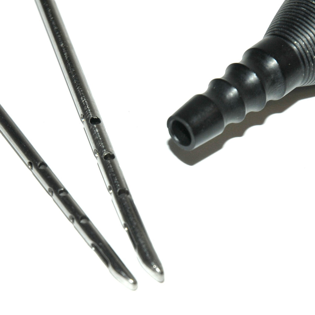 Handpiece Needle Suction Black Handle Aspirator Long Cannula 13-Hole Cannulae