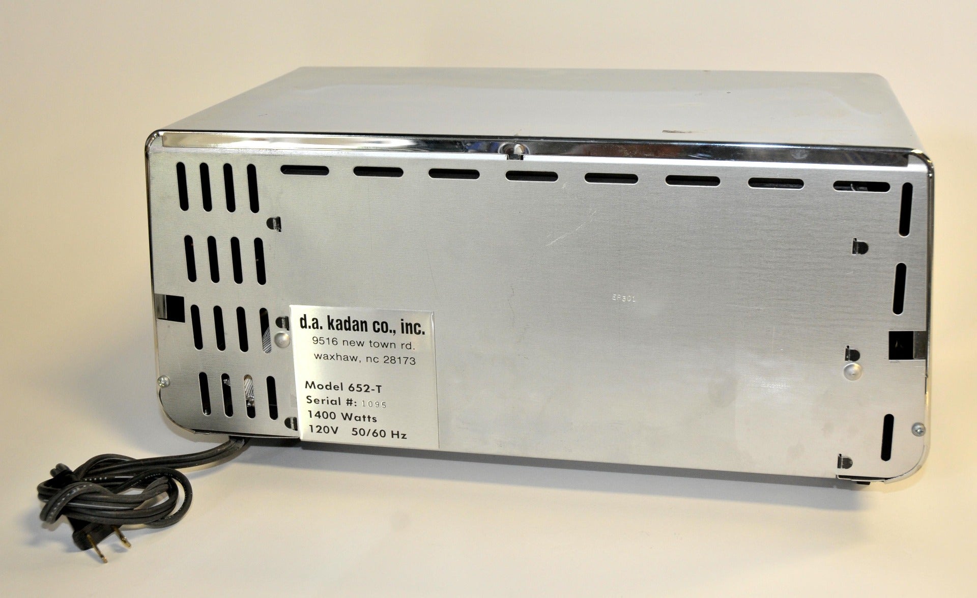 DAK 1400 Watt Instrument Tool Sterilizer 652-T Dental Ophtalmology Dry Heat PART