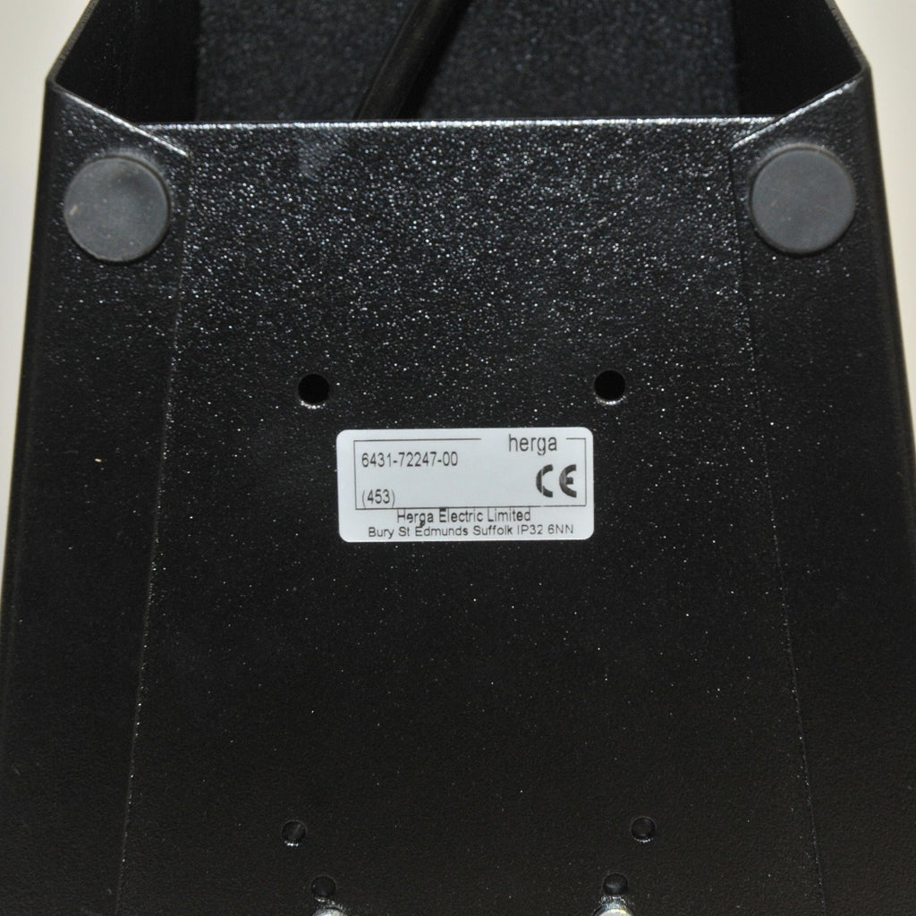 Herga Pneumatic Laser FootSwitch Air Pedal Foot Switch 6431-72247-00 Blk Metal
