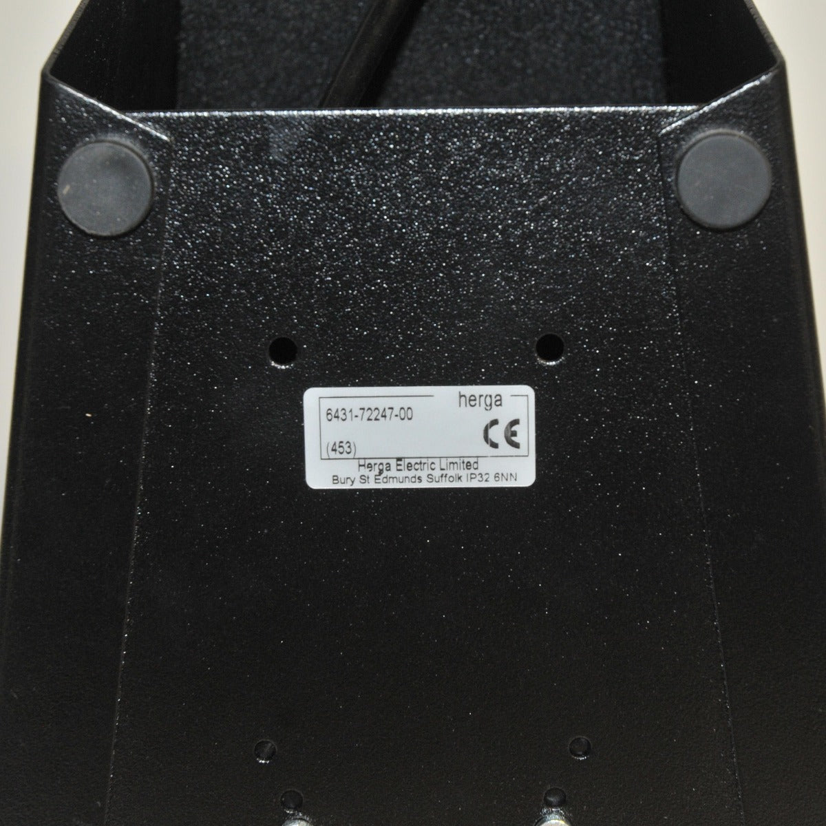Herga Pneumatic Laser FootSwitch Air Pedal Foot Switch 6431-72247-00 Blk Metal