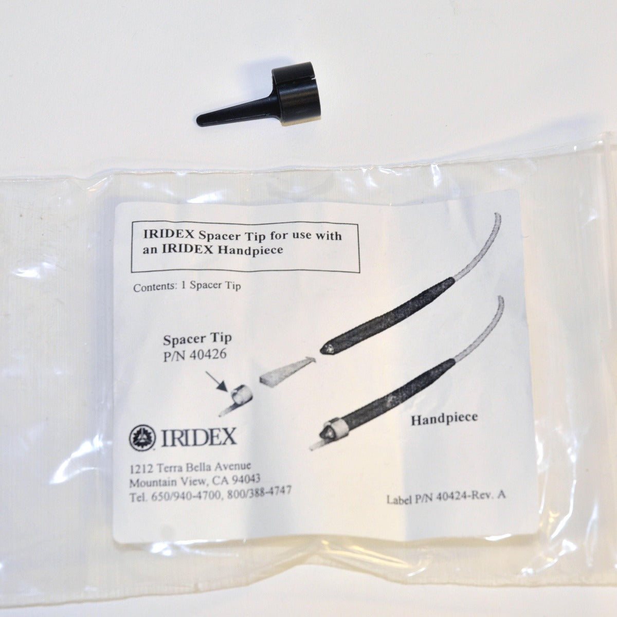 LaserScope Lyra Iridex Laser Handpiece Spacer Tip Distance Gauge 40426 NEW PARTS
