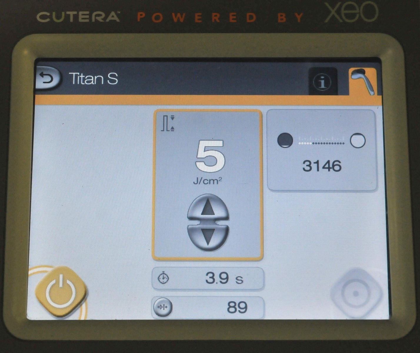 Cutera Titan S IPL Laser Handpiece XEO Skin Tightening Rejuvenation 7000187