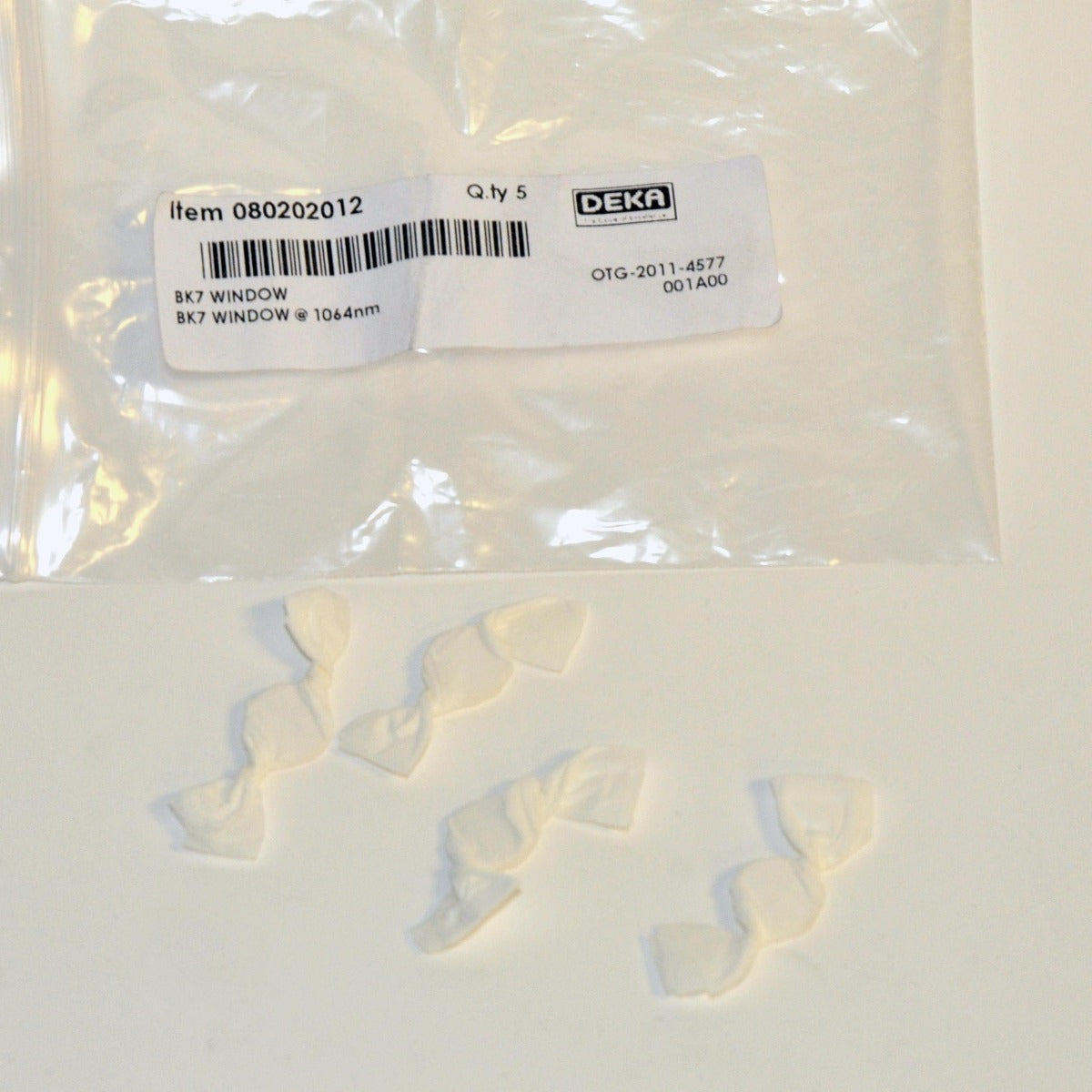 DEKA Laser BK7 12mm Round 1064 nm Window 080202012 OTG-2011-4577 x4 Pcs NEW