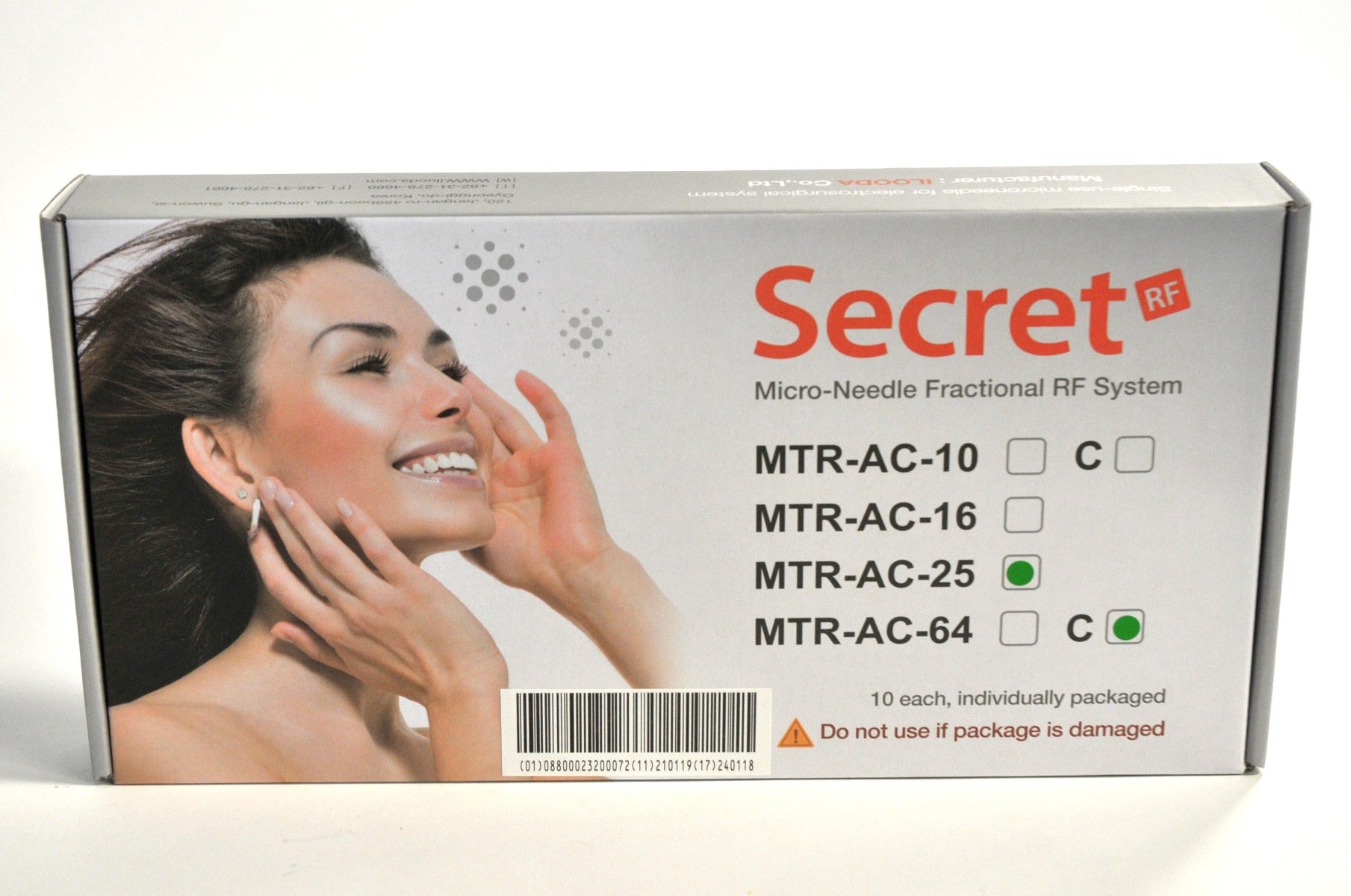 Zarin 25 Pin Microneedle Tip Semi Insulated SecretRF Secret RF MTR-AC-C-25 x10Pc