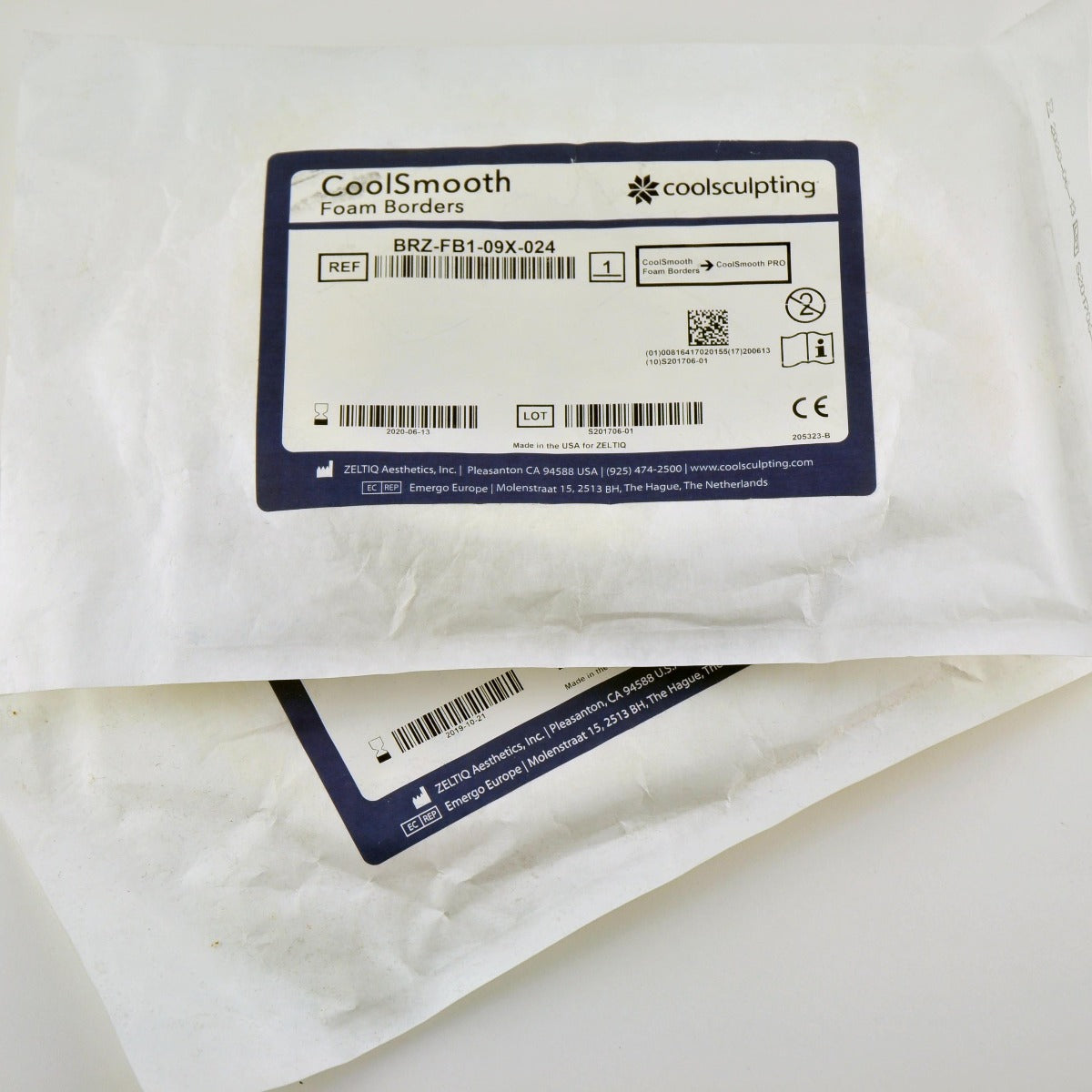 Zeltiq CoolSculpting CoolSmooth PRO Foam Borders BRZ-FB1-09X-024 EXP x2