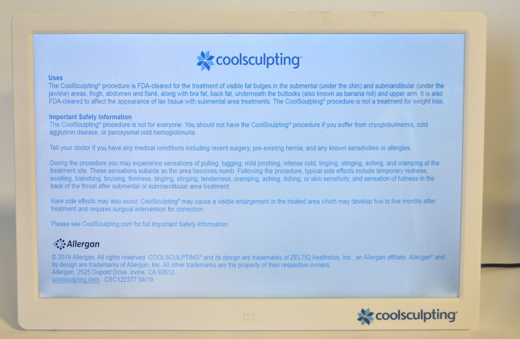 ZELTIQ CoolSculpting Before After Digital Office Photo Frame Display Monitor