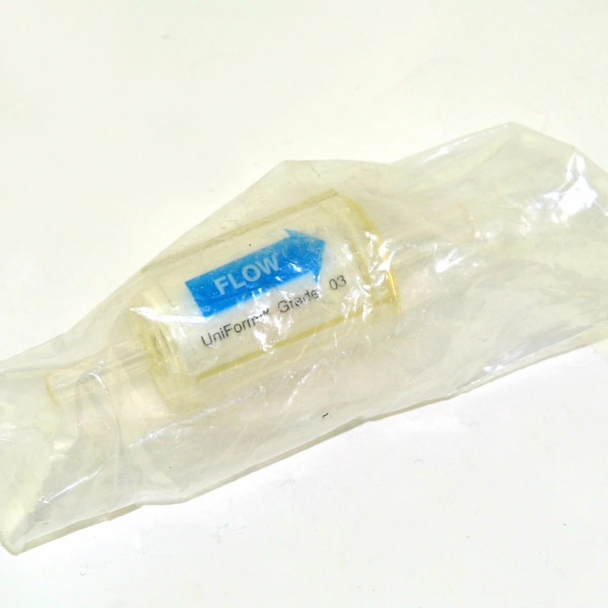 Uniform Grade 03 Laser Water Coolant Clear Plastic Filter 1/4" OD Small NEW x1 Pc