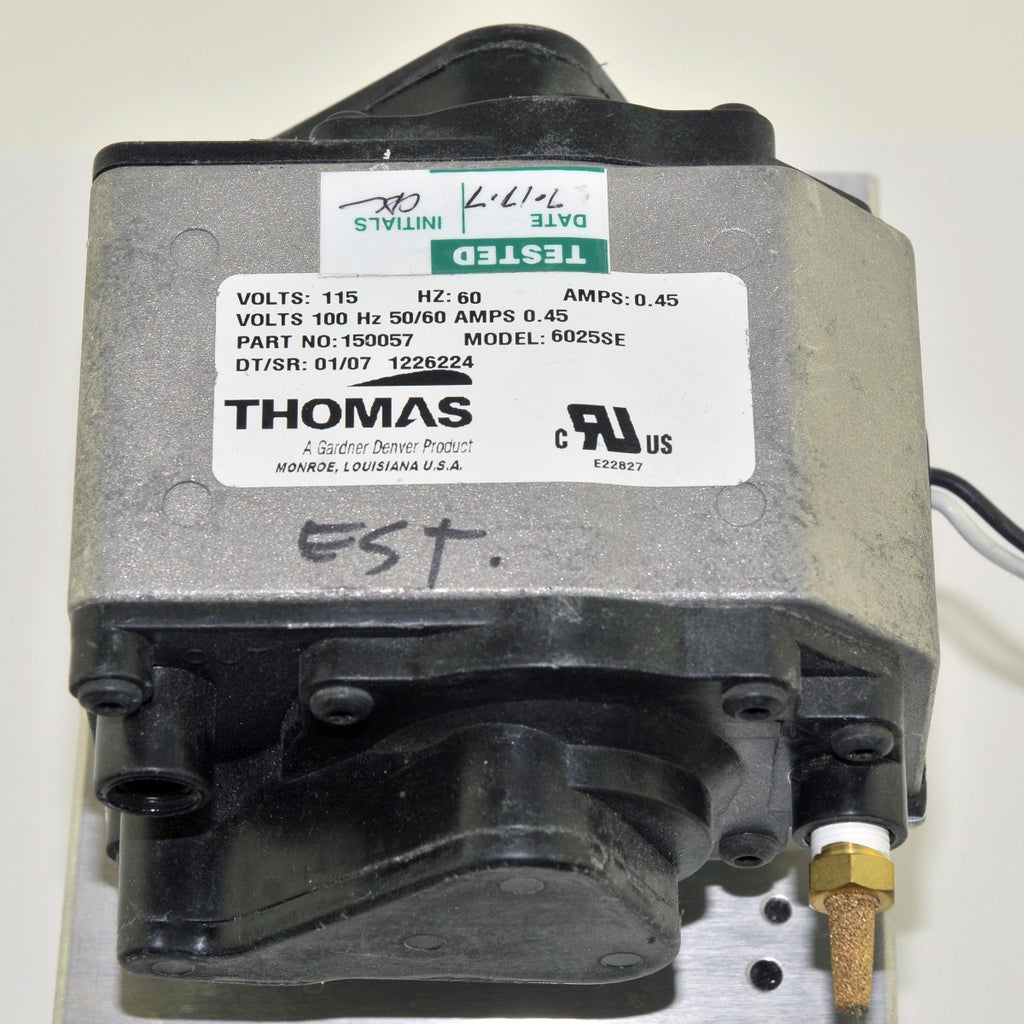 Thomas Linear Compressor Vacuum Pump 6025SE 115V 6025 SE 150057 Electrical PARTS