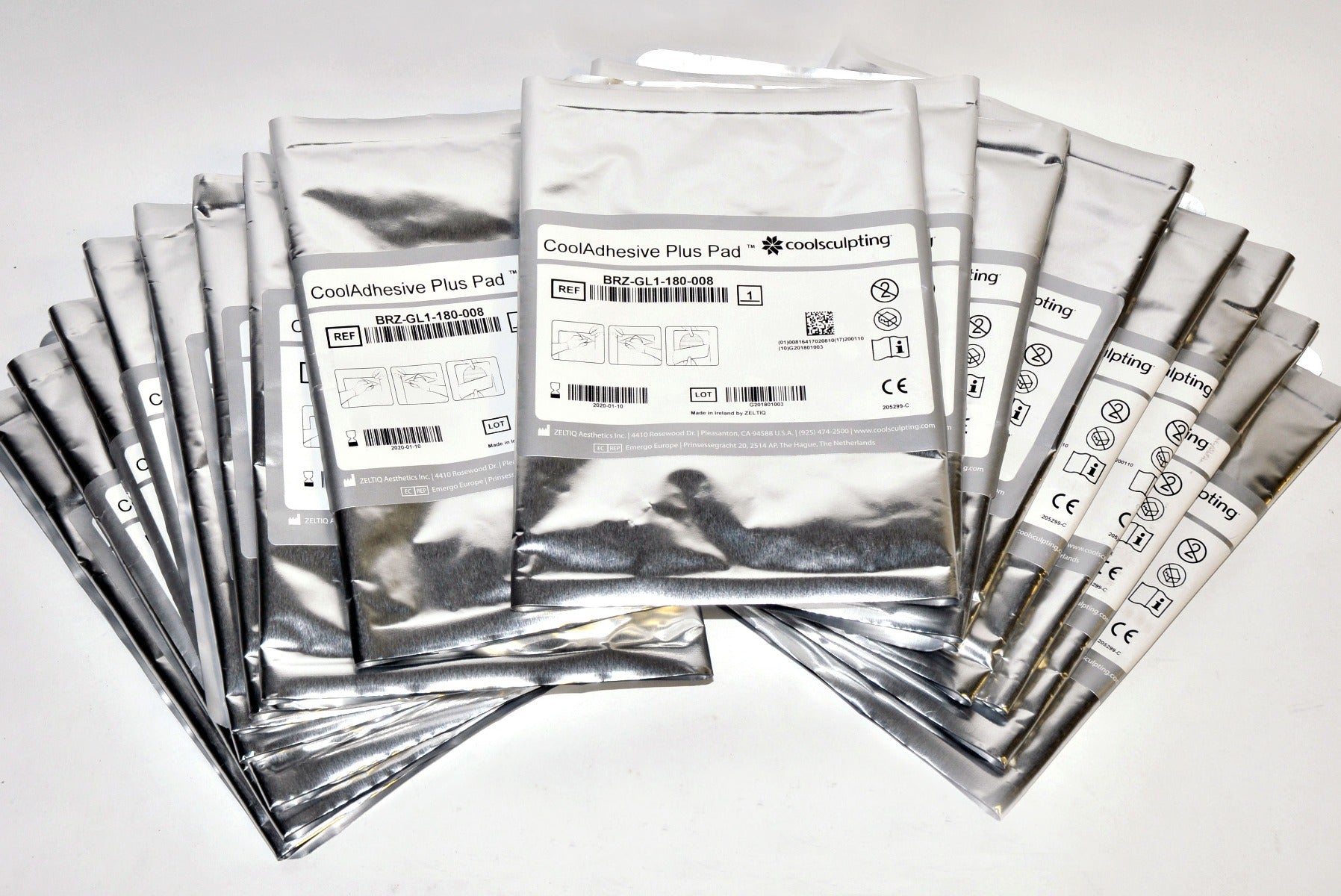 ZELTIQ CoolSculpting CoolAdhesive Plus Pad BRZ-GL1-180-008 CoolSculpt EXP 20 x16