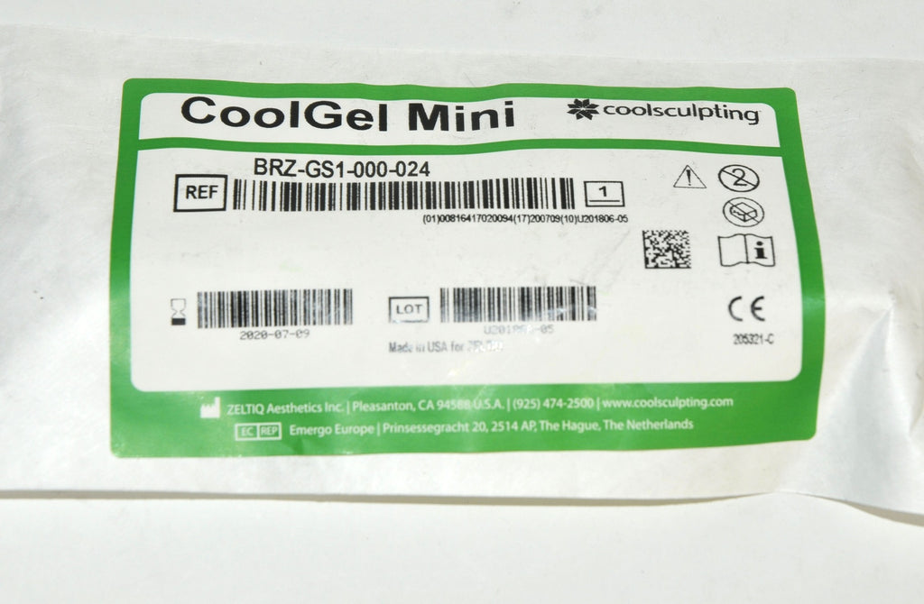 ZELTIQ CoolSculpting CoolGel Mini BRZ-GS1-000-024 CoolSculpt EXP2020 x5 Pcs
