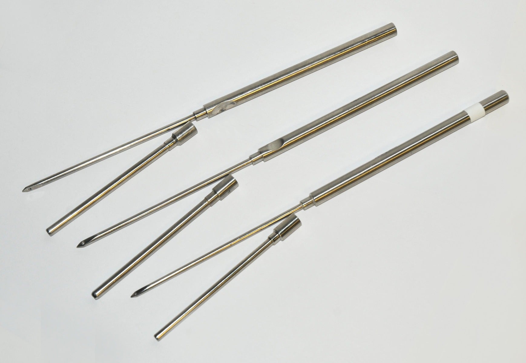 Trocars 2-Piece Slide Surgical Instrument Mixed LOT Stainless Steel x3 Pcs