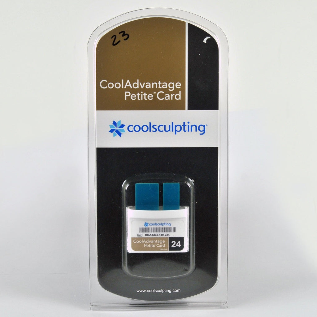 Zeltiq CoolSculpting CoolAdvantage Gold PETITE Card BRZ-CD4-140-024 23 Cycles