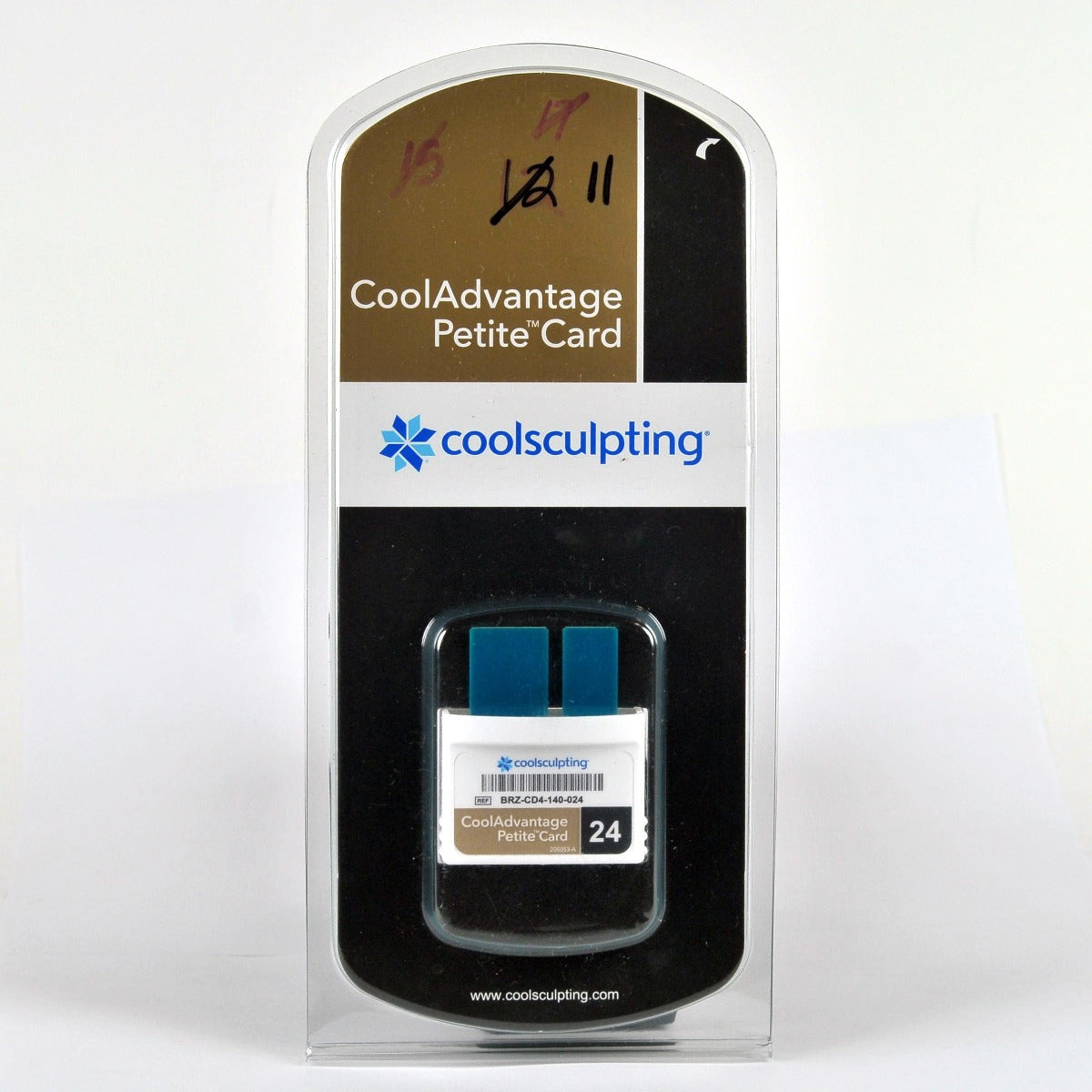 Zeltiq CoolSculpting CoolAdvantage Gold PETITE Card BRZ-CD4-140-024 11 Cycles