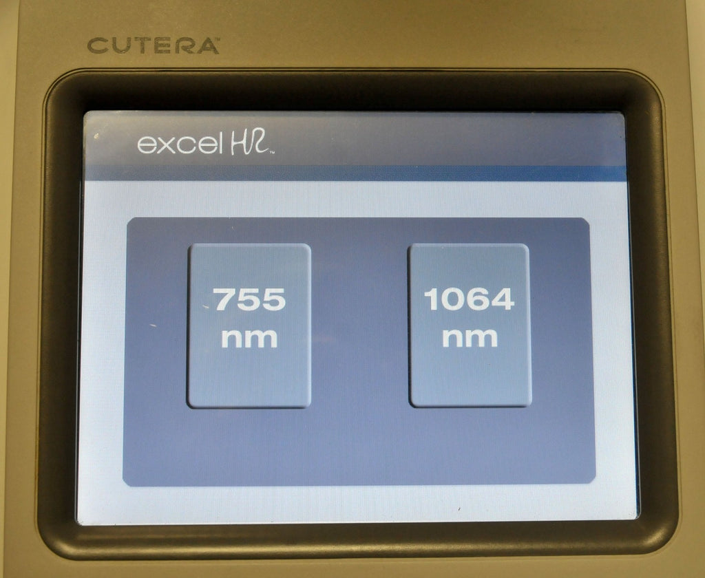 Cutera ExcelHR Laser Alexandrite Nd YAG 755 1064 Hair Removal Lesions Excel HR