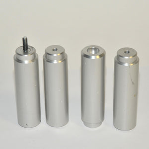 Zimmer Cryo 6 Chiller Glass Top Metal Silver Spacers Kit (Set/4) PARTS AS IS