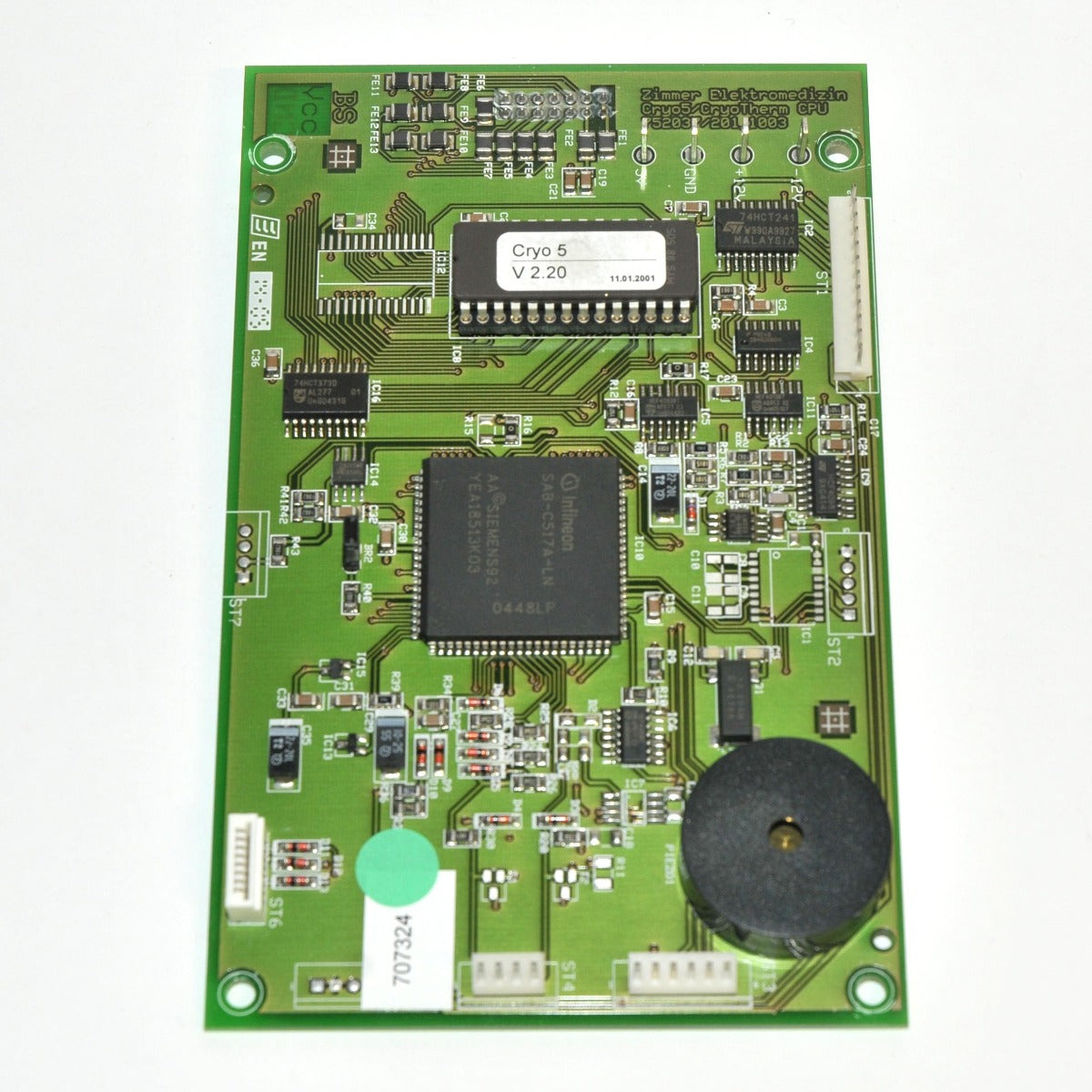 Zimmer Cryo 5 Chiller Main CPU Mother Circuit Board PCB Green Cryo5 PARTS AS IS