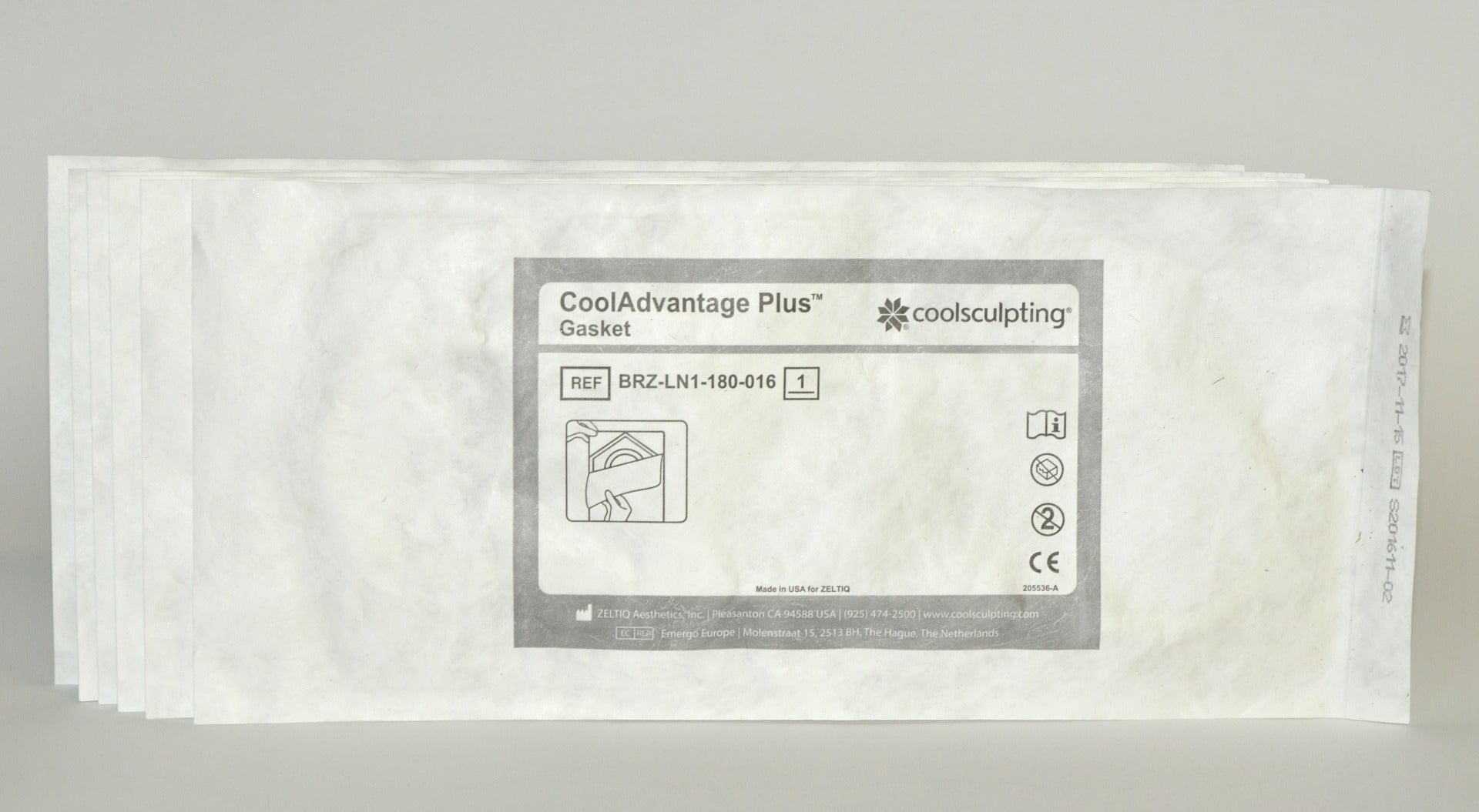 ZELTIQ CoolSculpting CoolAdvantage PLUS Gasket BRZ-LN1-180-016 (x6 Pcs)