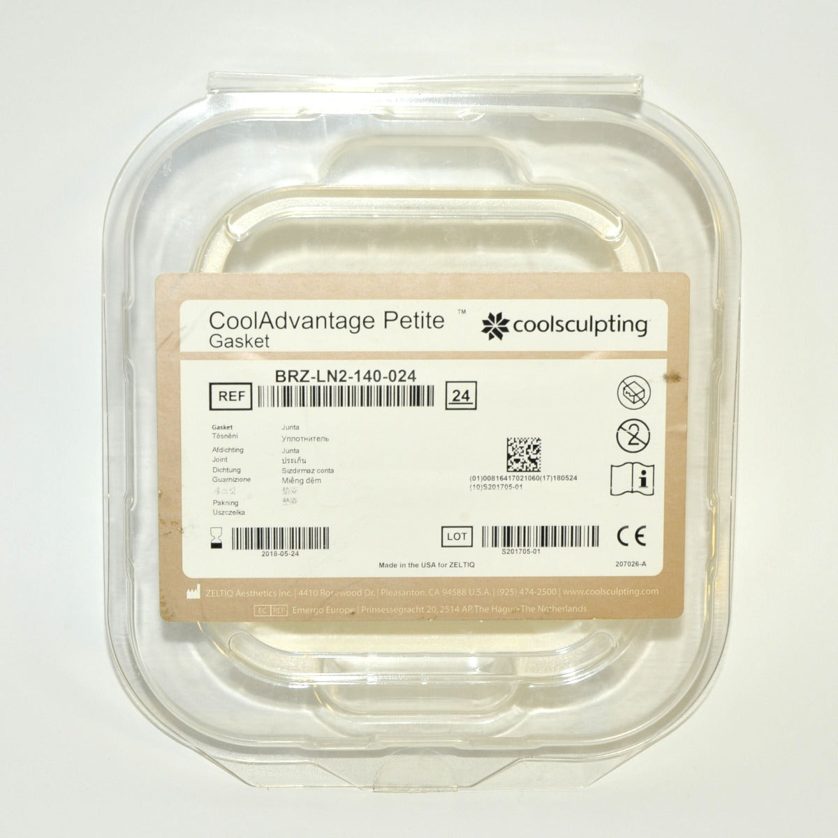 ZELTIQ CoolSculpting CoolAdvantage Petite Gasket BRZ-LN2-140-024 x14 Pcs