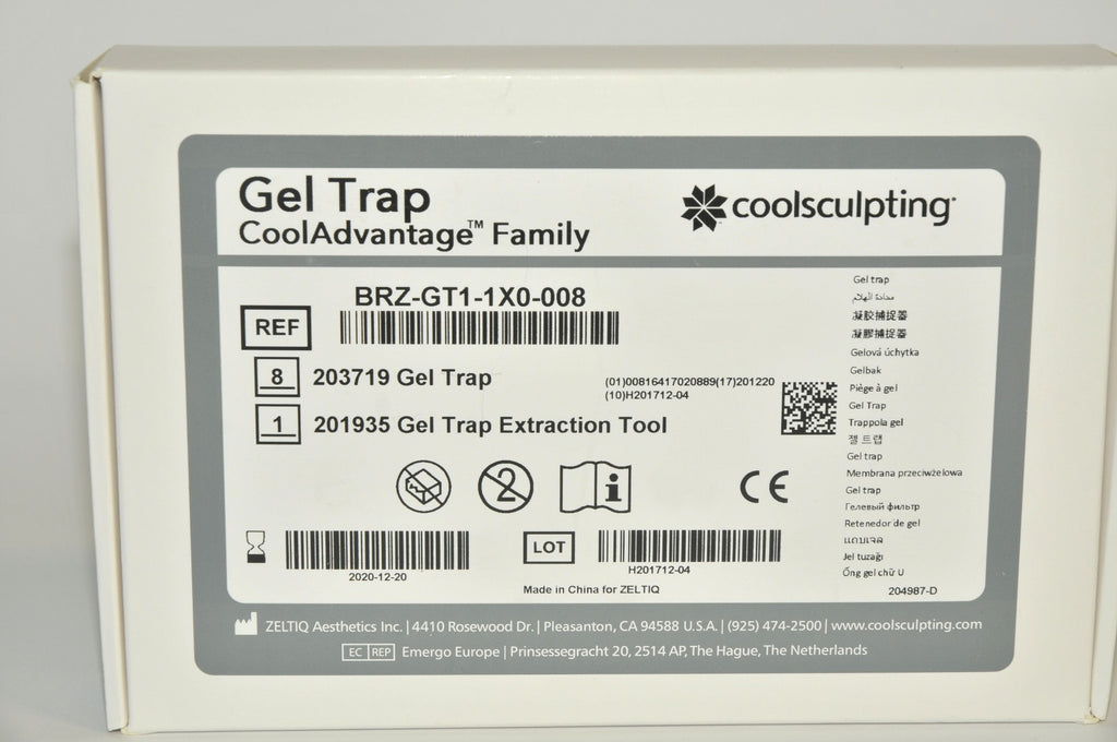 ZELTIQ CoolSculpting CoolAdvantage Gel Trap BRZ-GT1-1X0-008 204987-D x8 Pcs