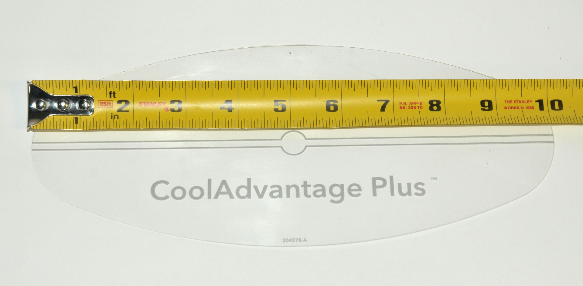 ZELTIQ CoolSculpting CoolAdvantage PLUS Clear Template 204578-A Marking Card
