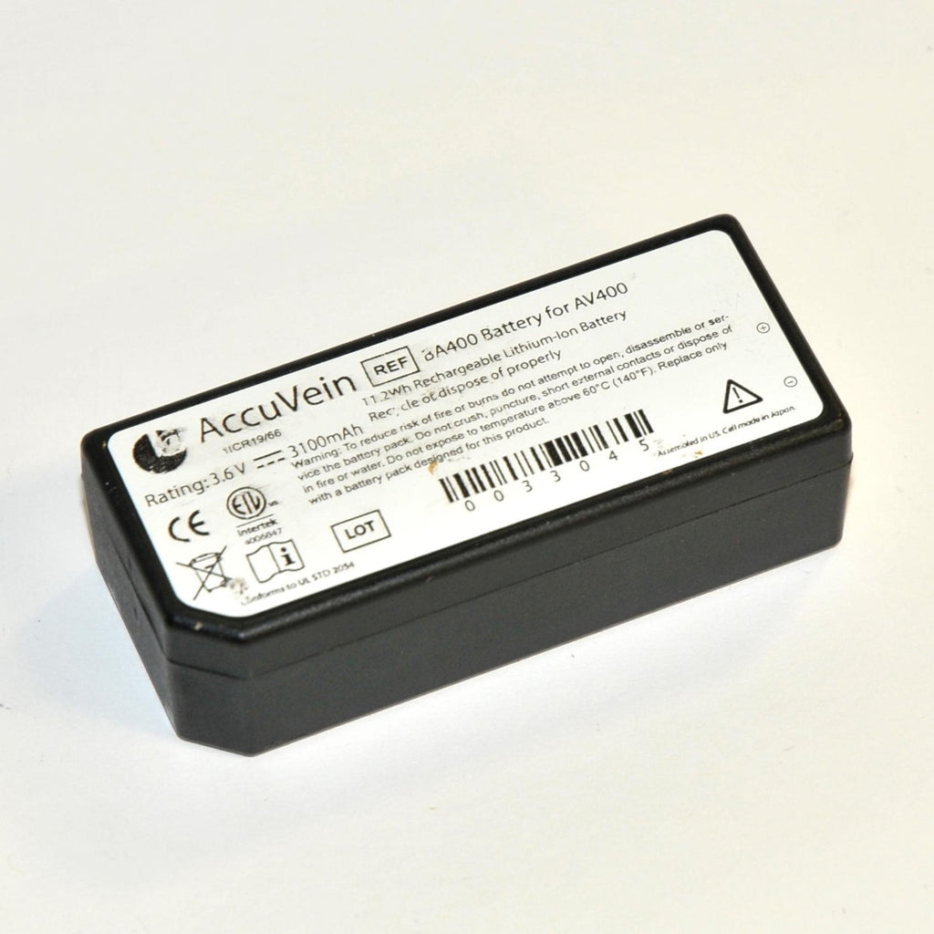 AccuVein AV400 BA400 Portable Lithium Ion Battery Rechargeable Vein Finder
