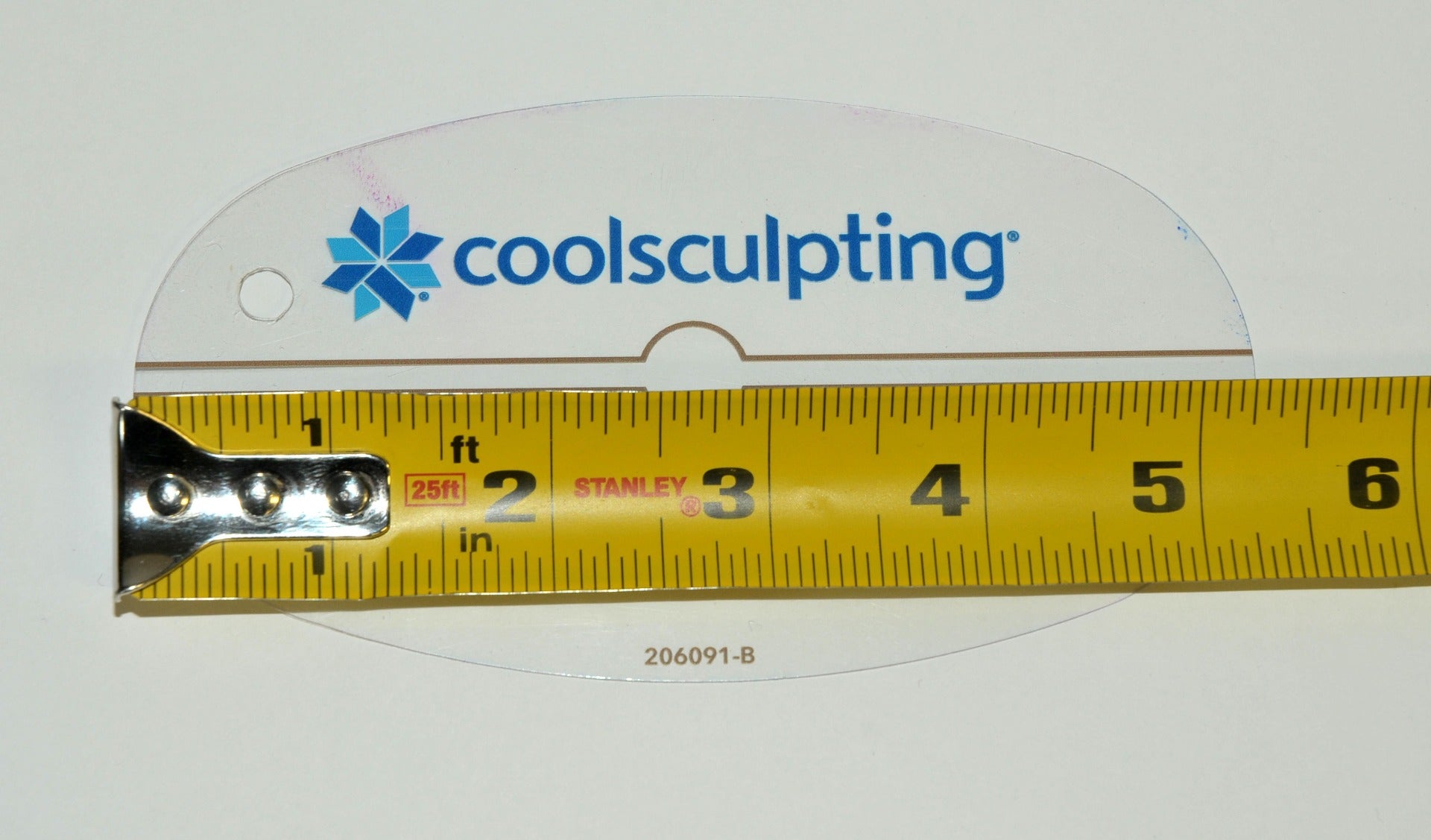 ZELTIQ CoolSculpting CoolAdvantage Petite Plastic Template 206091-B Marking Card