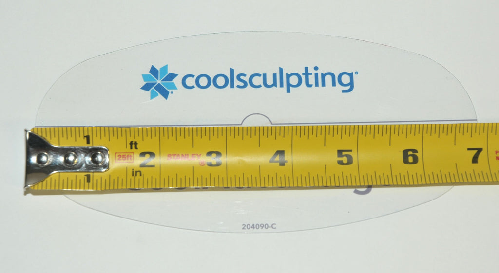 ZELTIQ CoolSculpting CoolAdvantage Clear Template 204090-C Oval Marking Card