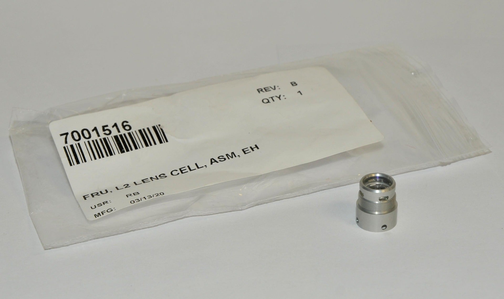 Cutera Laser FRU Handpiece L2 Lens Cell ASM EH Hand Piece Focusing Optic 7001516