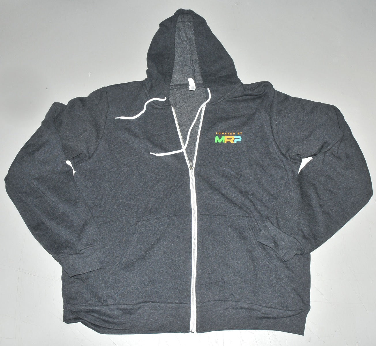 BLACK Hoodie Powered By MRP Full Zip Front w/Pockets Size S Small NEW