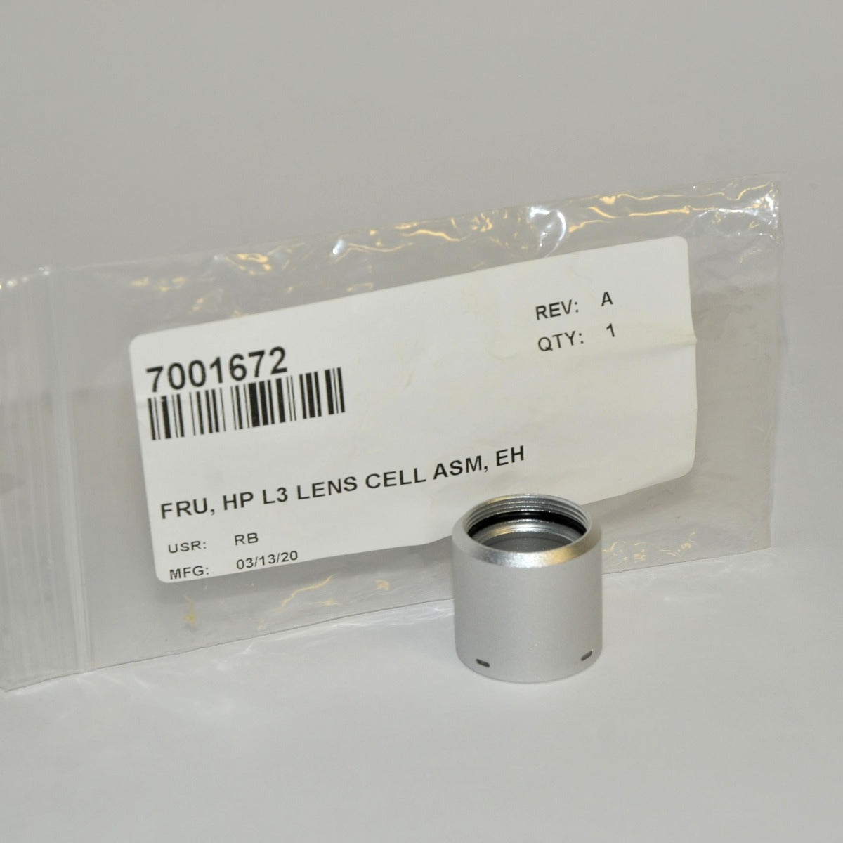Cutera Laser FRU Handpiece L3 Lens Cell ASM EH Hand Piece Focusing Optic 7001672