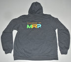 BLACK Hoodie Powered By MRP Full Zip Front w/Pockets Size S Small NEW