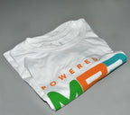 WHITE Shirt Powered By MRP Size S Small NEW Short Sleeve T-Shirt