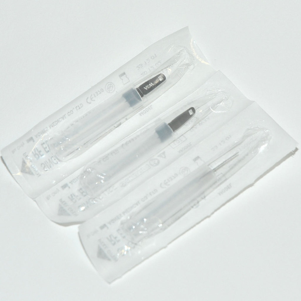 Agnes Medical RF Electrode Needle Type Model GA-W3A Micro-Insulated x3 Pcs