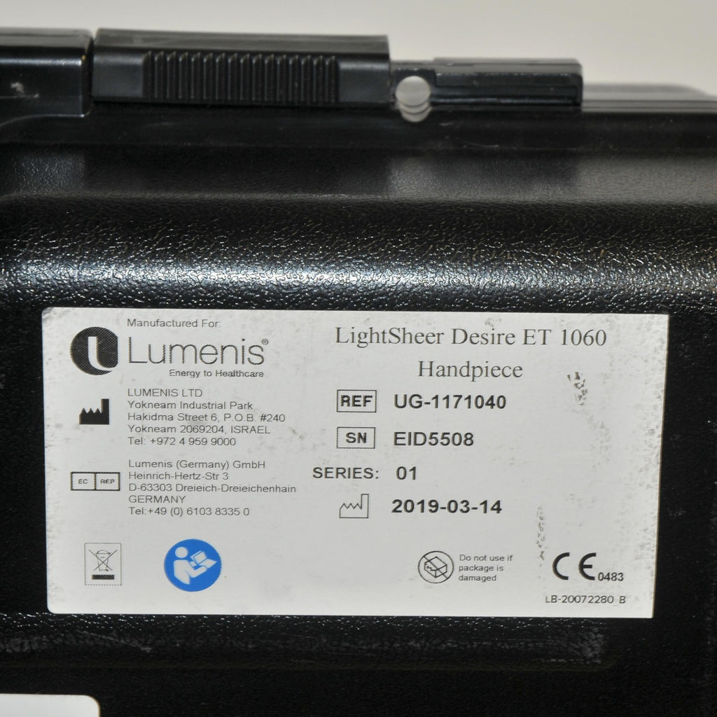 LightSheer Lumenis DESIRE ET 1064nm Laser Hair Removal Chill Tip Handpiece