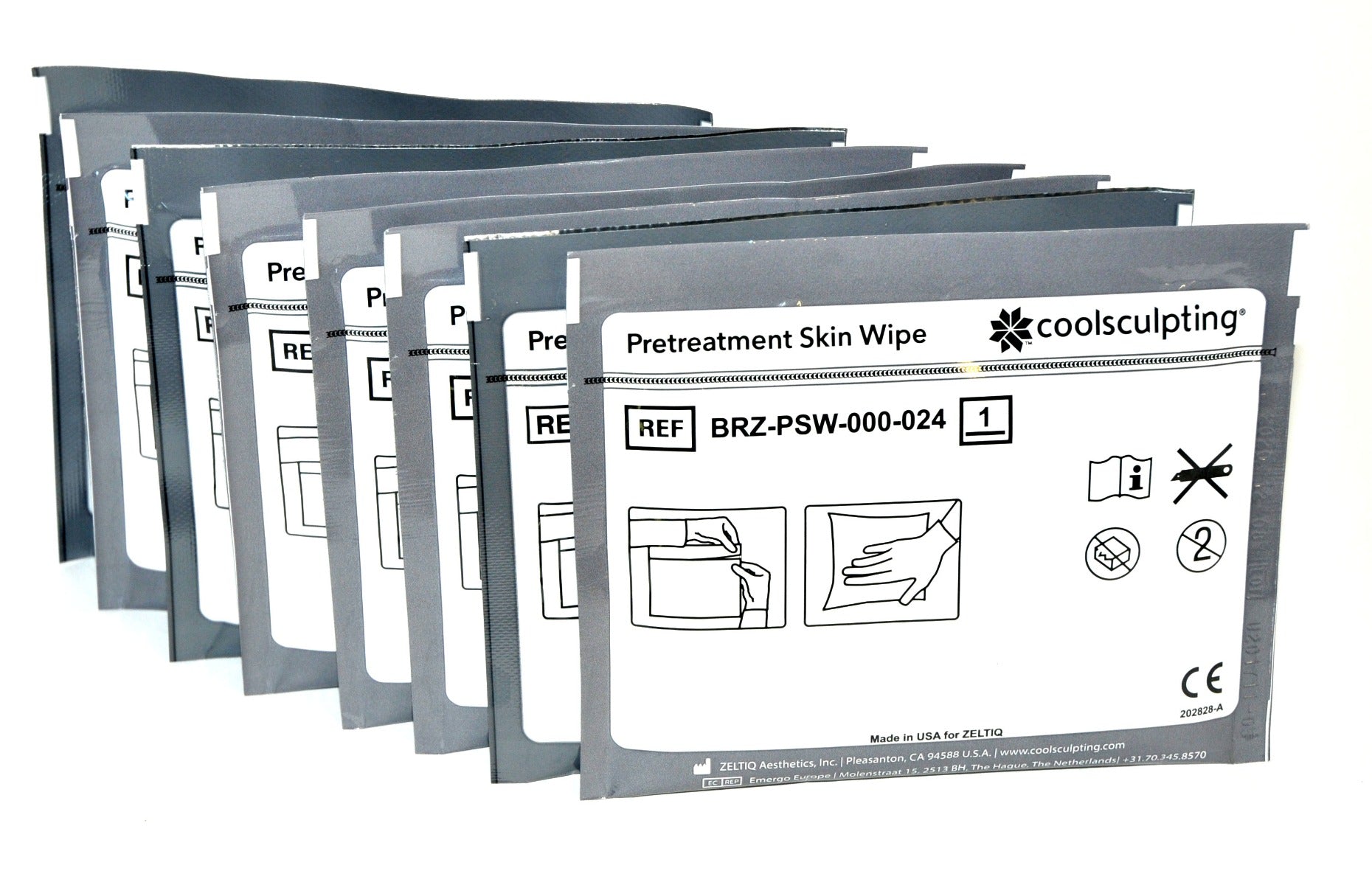 ZELTIQ CoolSculpting Pretreatment Skin Wipes BRZ-PSW-000-001 Treatment x3 Pcs