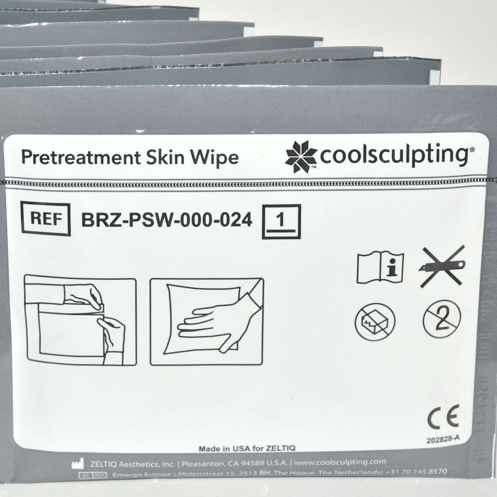 ZELTIQ CoolSculpting Pretreatment Skin Wipes BRZ-PSW-000-001 Treatment x3 Pcs