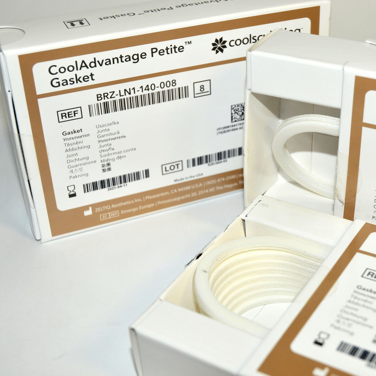 Zeltiq PETITE GASKET CoolSculpting CoolAdvantage BRZ-LN1-140-008 EXP 2021 x18Pcs