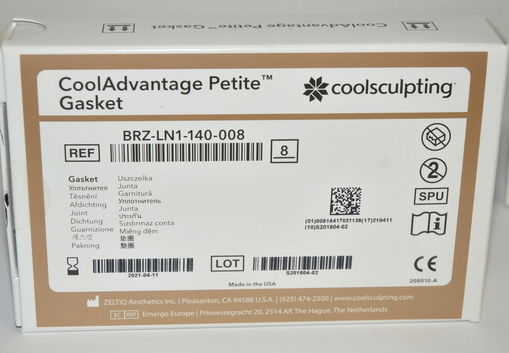 Zeltiq PETITE GASKET CoolSculpting CoolAdvantage BRZ-LN1-140-008 EXP 2021 x18Pcs
