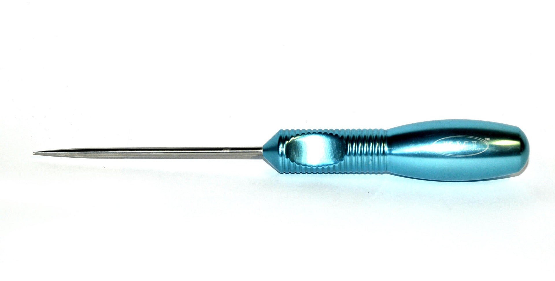 KMI Epidermis Punch Tapered Ergonomic Blue Metal Handle Pre-Cannula 9.75" K.M.I.