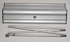 O-Shot Silverstep Retractable Display Sign 24x85" Banner Stand Advertising Trade