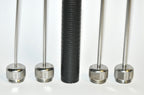 Cannula Handpiece Needle Suction Blunt 6-Port Cannulae 6 Hole w/Handle x4 Pcs