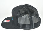 Powered By MRP Black Flat Bill Mesh Snapback HAT Adjustable Back Richardson