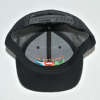 Powered By MRP Black Flat Bill Mesh Snapback HAT Adjustable Back Richardson