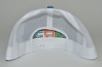 Powered By MRP Blue White Flat Bill Mesh Snapback HAT Adjustable Back Richardson