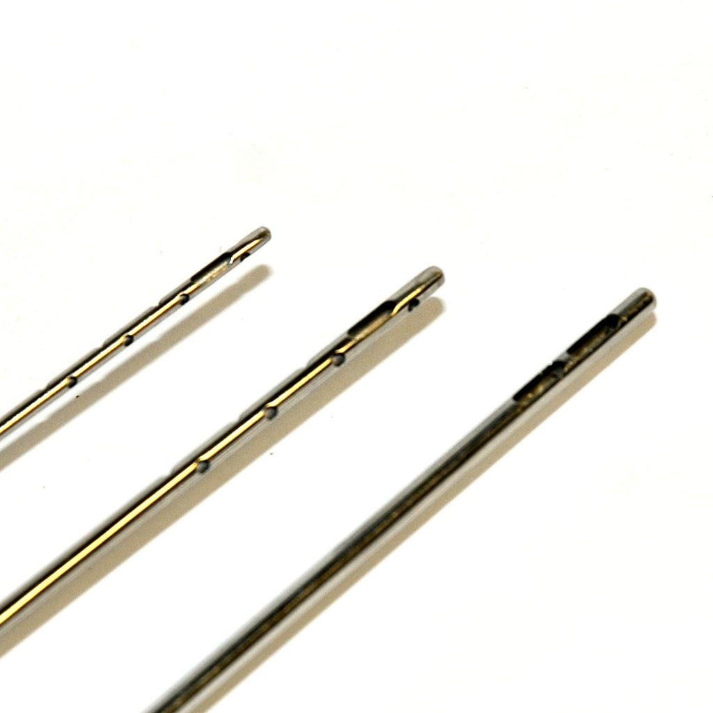 Cannula Handpiece Needle Suction Blunt Multi-Port Cannulae w/Handle x3 Pcs