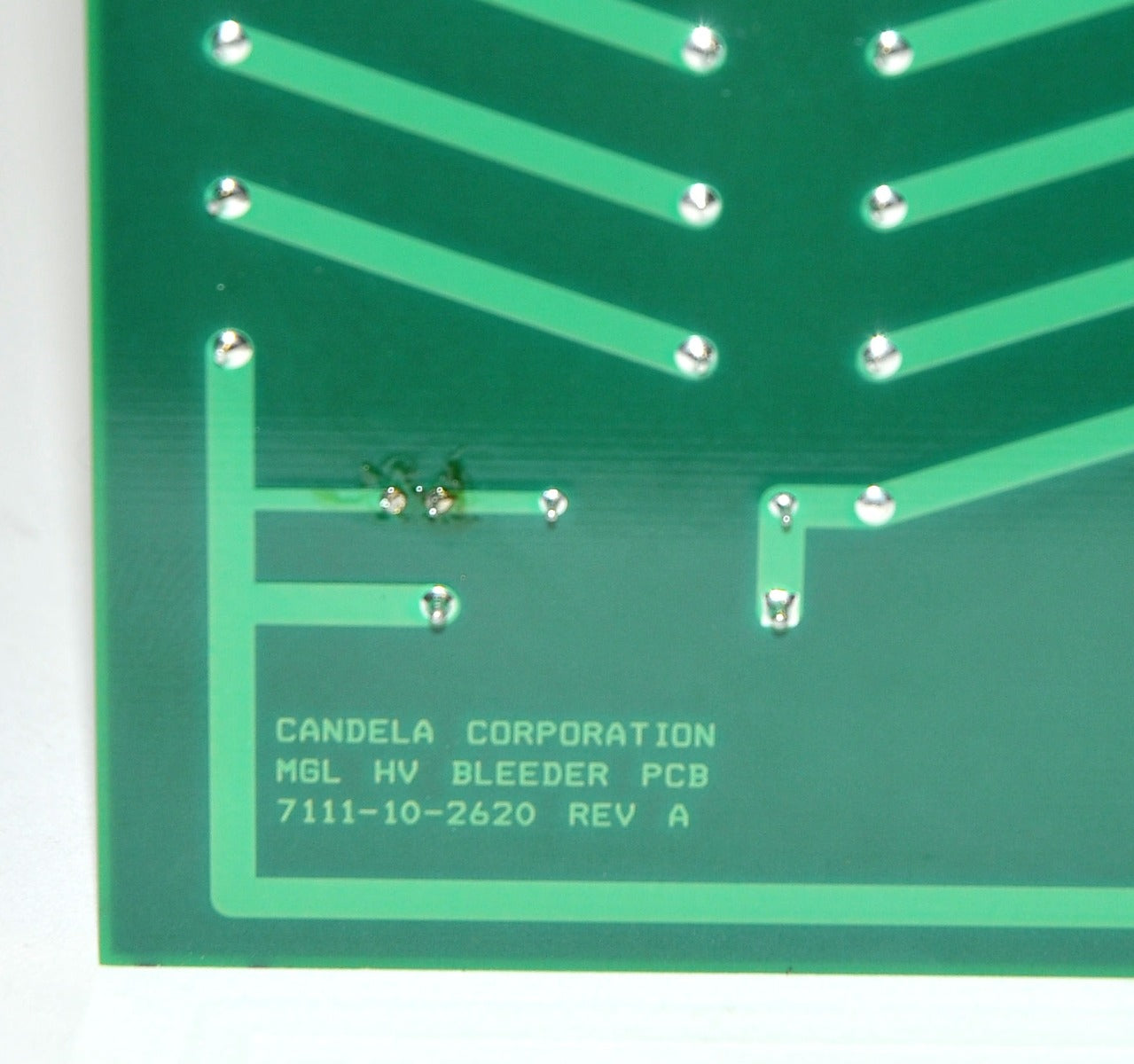 Candela GentleLase Mini Laser MGL PCB Board HV Bleeder Green 7111-00-2620 NEW